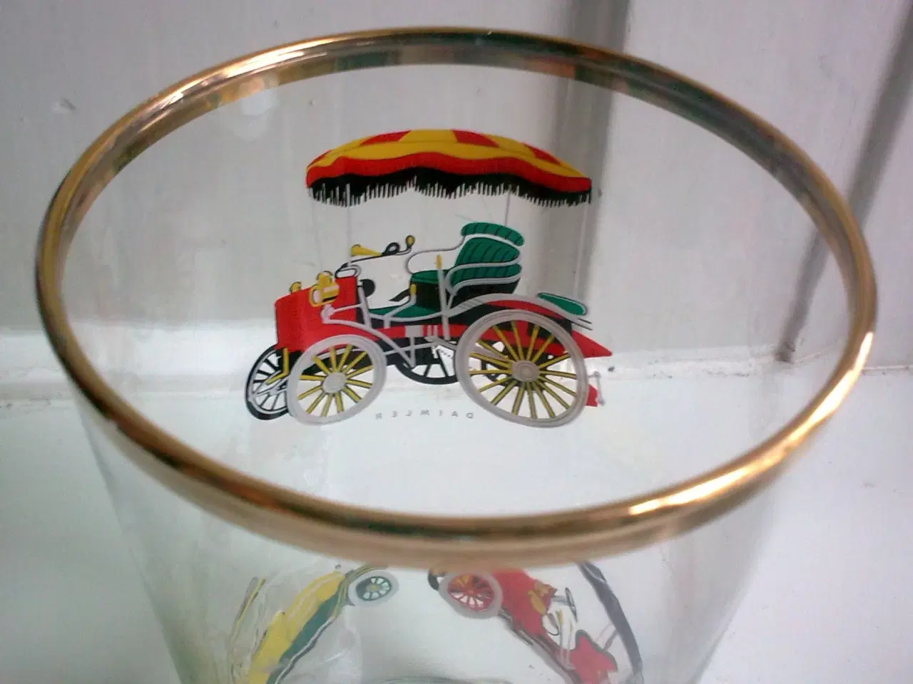 Billede 8 - Trafiklys ølglas SJÆLDEN dansk retro & veteran bil