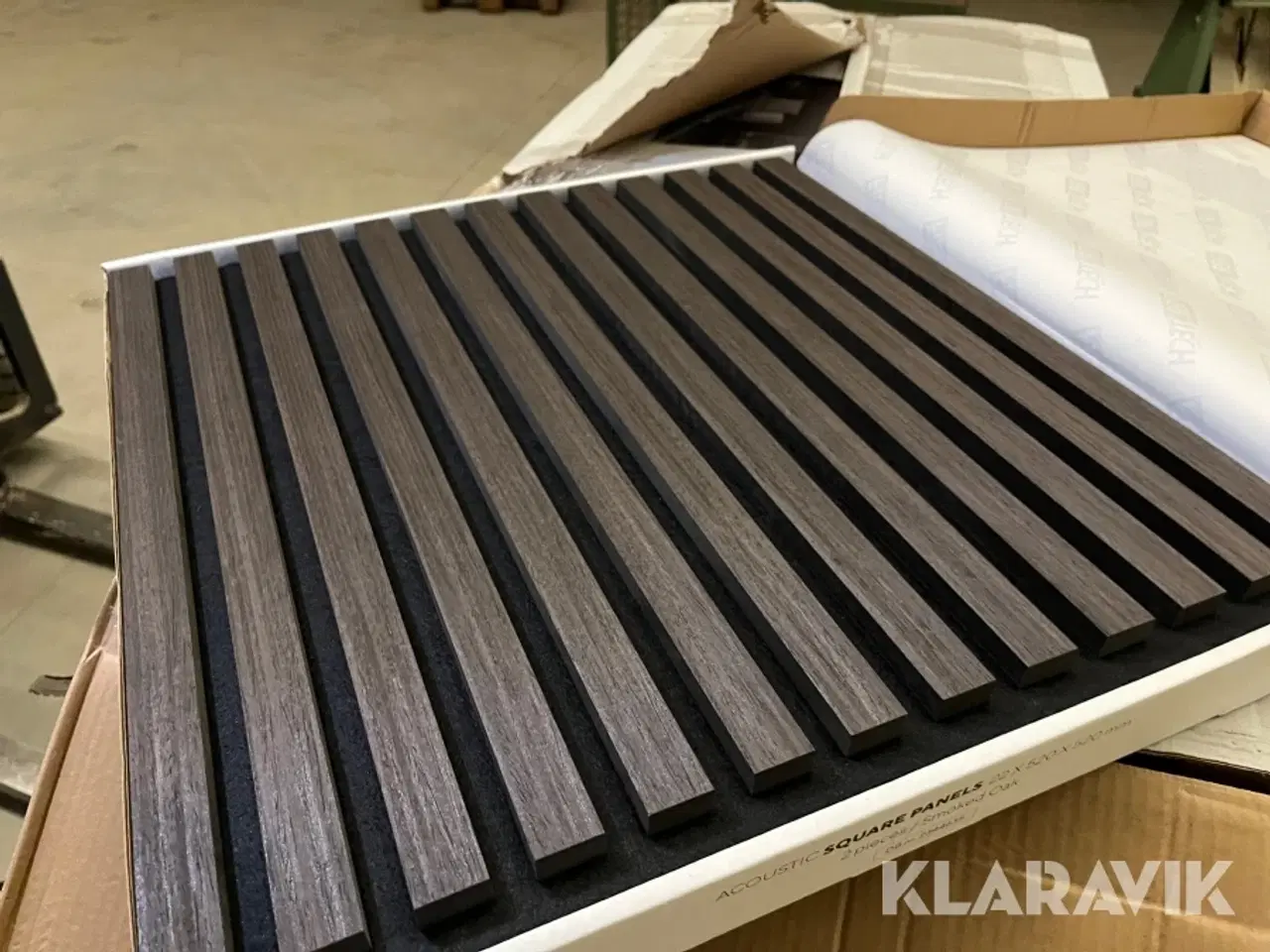 Billede 3 - Akustikpaneler Fibrotech Smoked Oak 80 styk