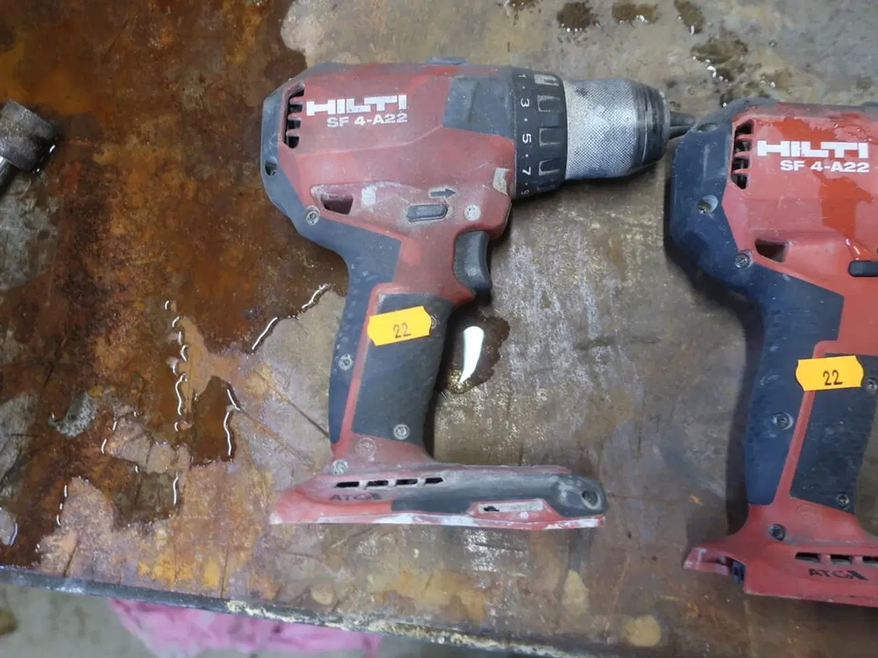 Billede 2 - 3 stk. akku håndværktøj HILTI SF 4-A22