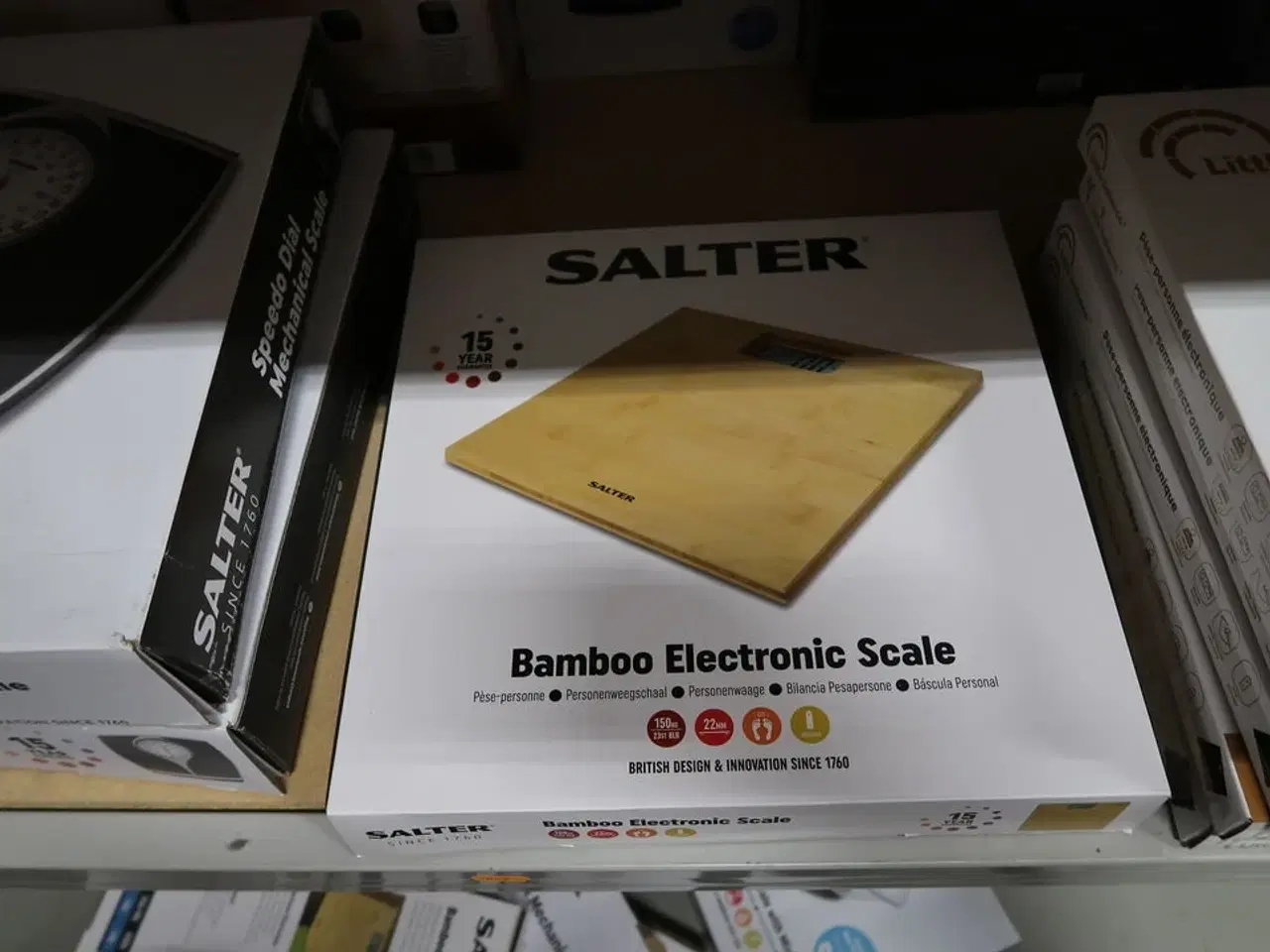 Billede 1 - Personvægt SALTER Bamboo Electronic Scale