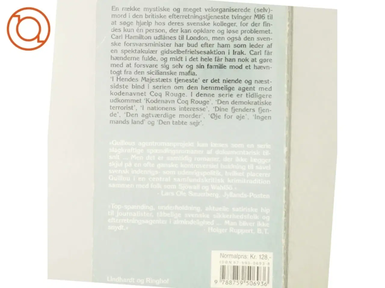 Billede 3 - I Hendes Majestæts tjeneste af Jan Guillou (Bog)