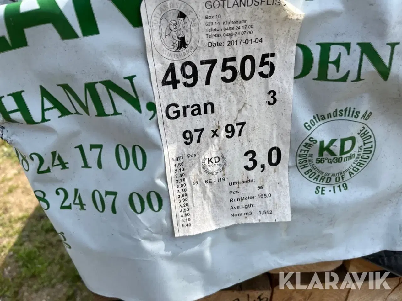 Billede 10 - Tømmer Gotlandsflis Gran 330 meter