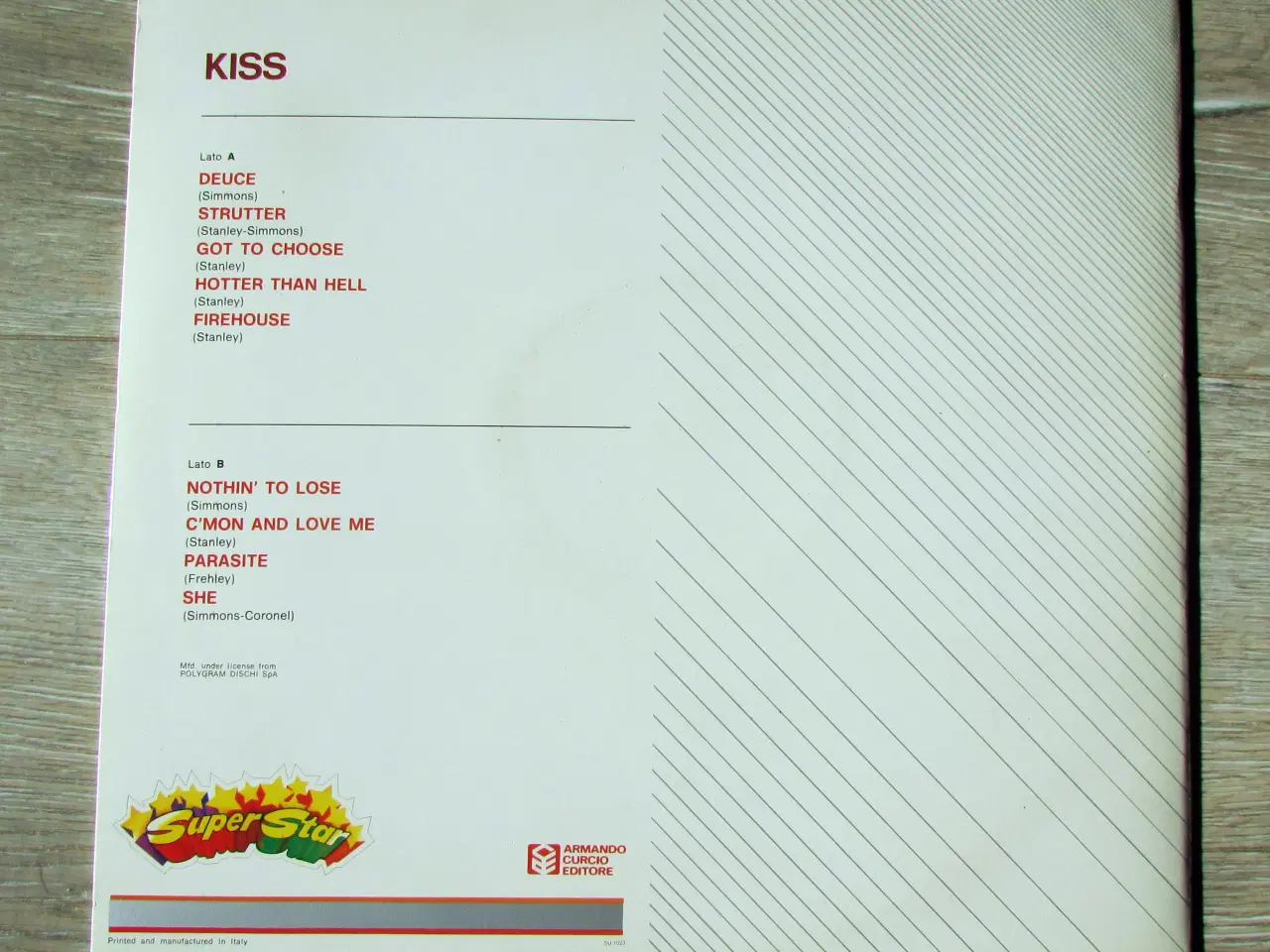 Billede 2 - KISS - KISS SUPERSTAR LP