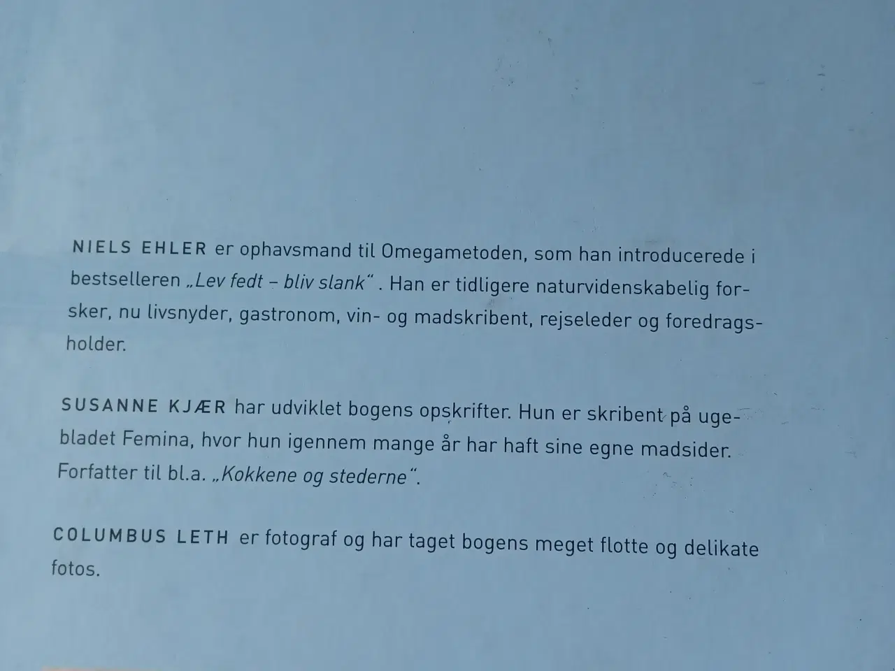 Billede 5 - Lev fedt - bliv slank hele året