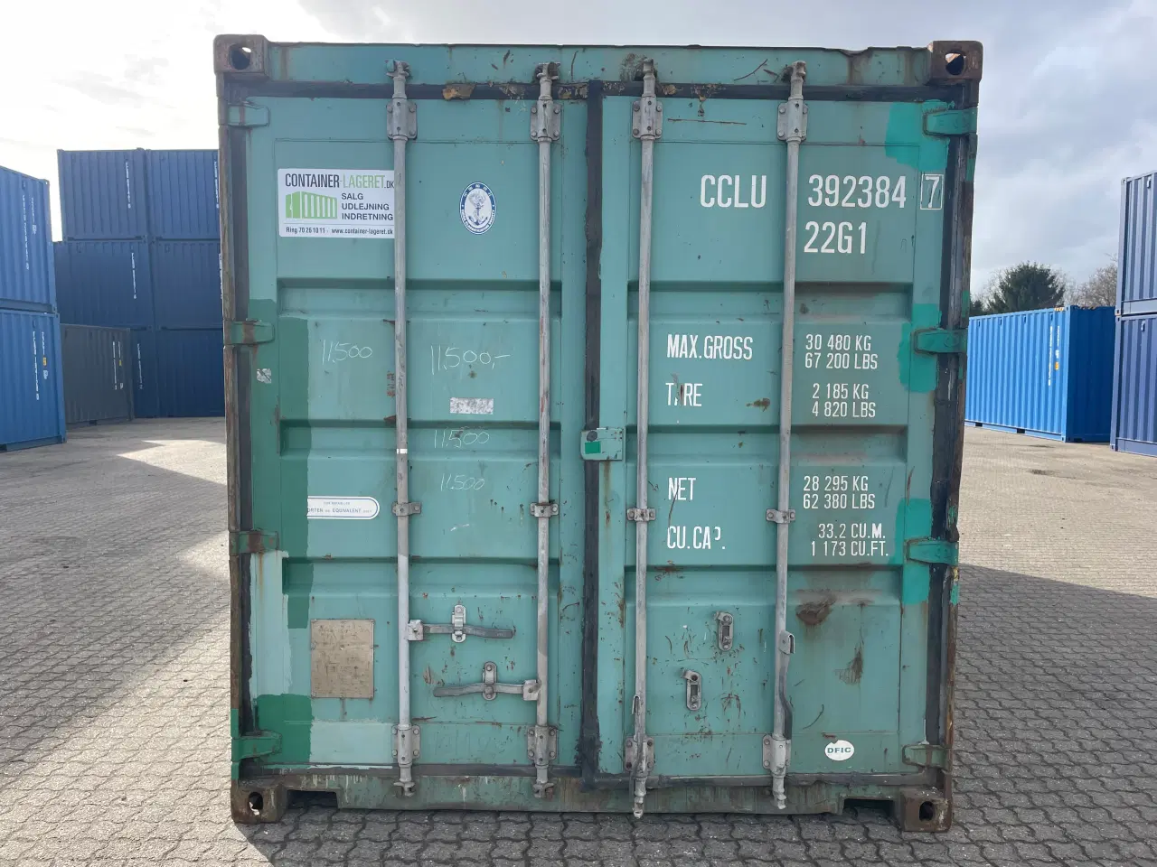 Billede 1 - 20 fods Container - ID: CCLU 392384-7