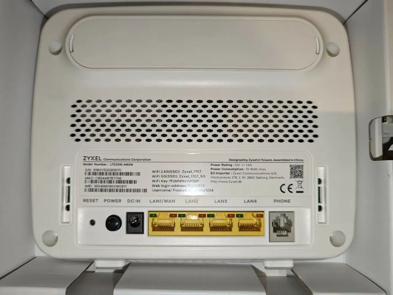 Billede 4 - 4G⚪Zyxel LTE3316-M604, til simkort, +VOIP.