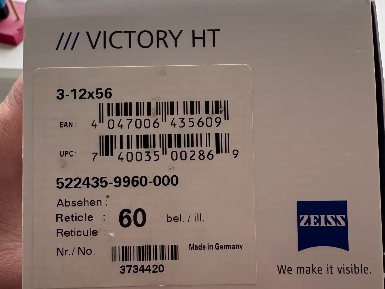 Billede 2 - Zeiss Victory HT