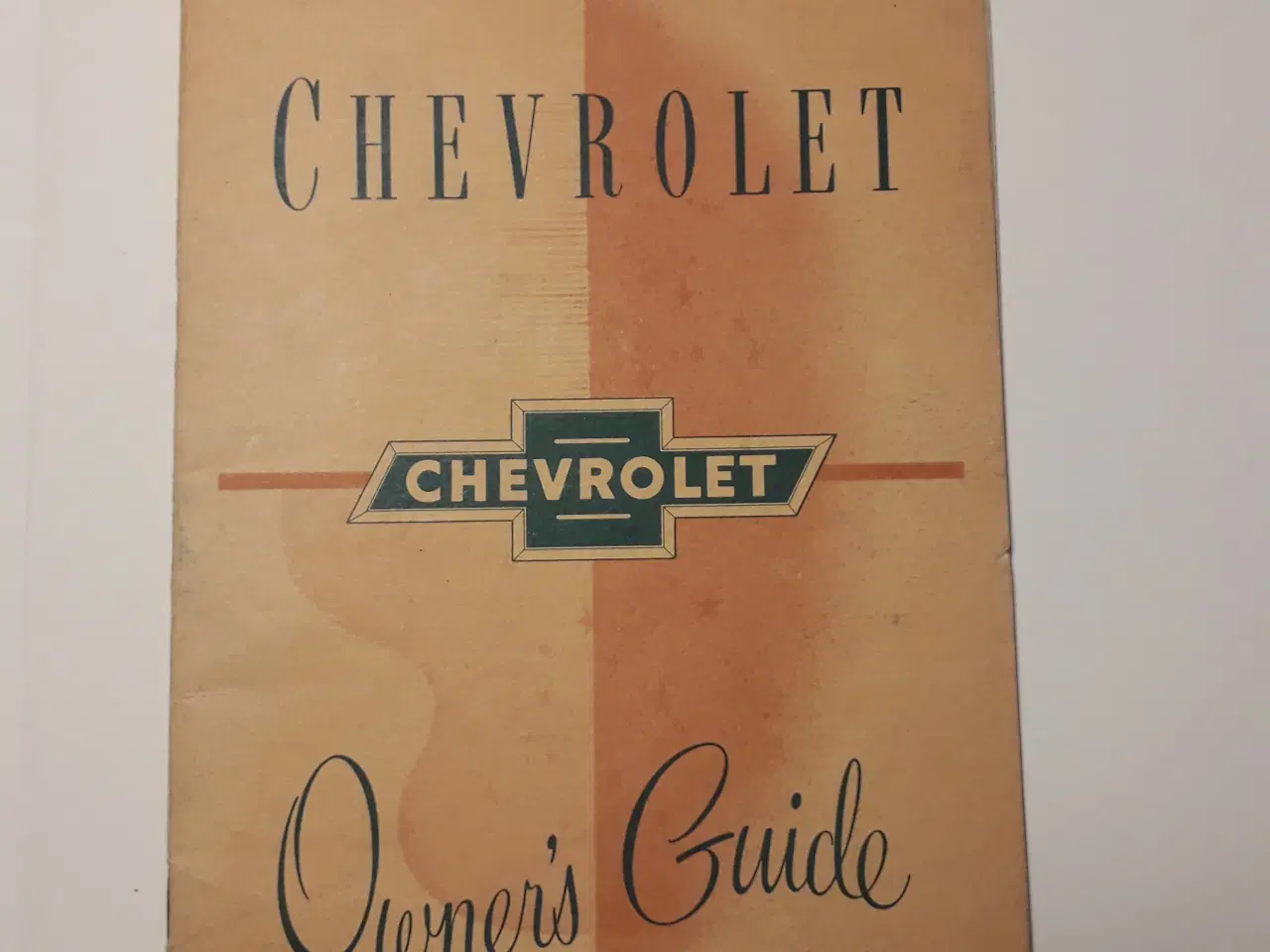 Billede 1 - Chevrolet Original Instruktionsbog på Engelsk (Ame