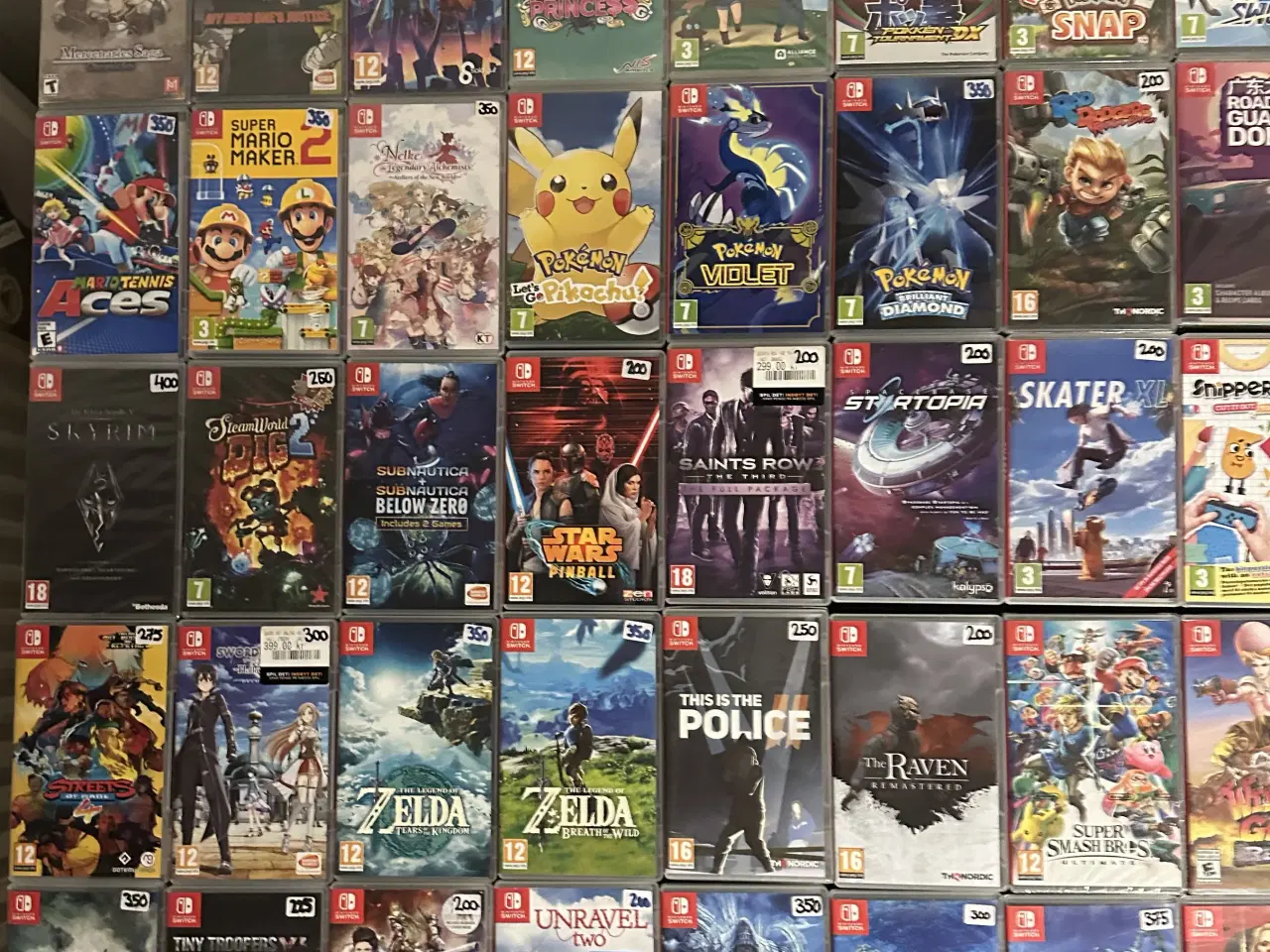 Billede 6 - Seperate Priser! 100 stk Nintendo Switch Spil