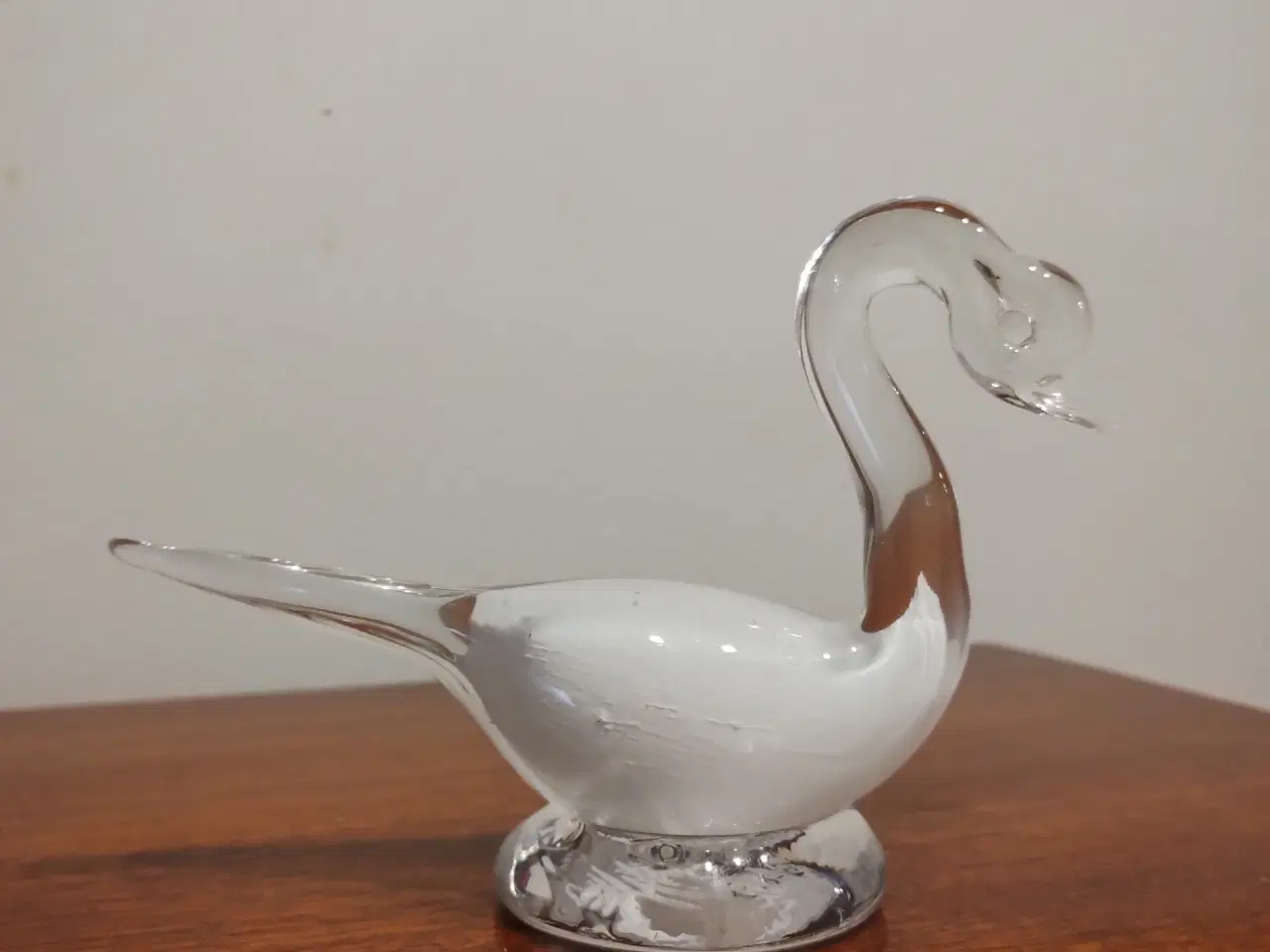 Billede 1 - Flot glas svane