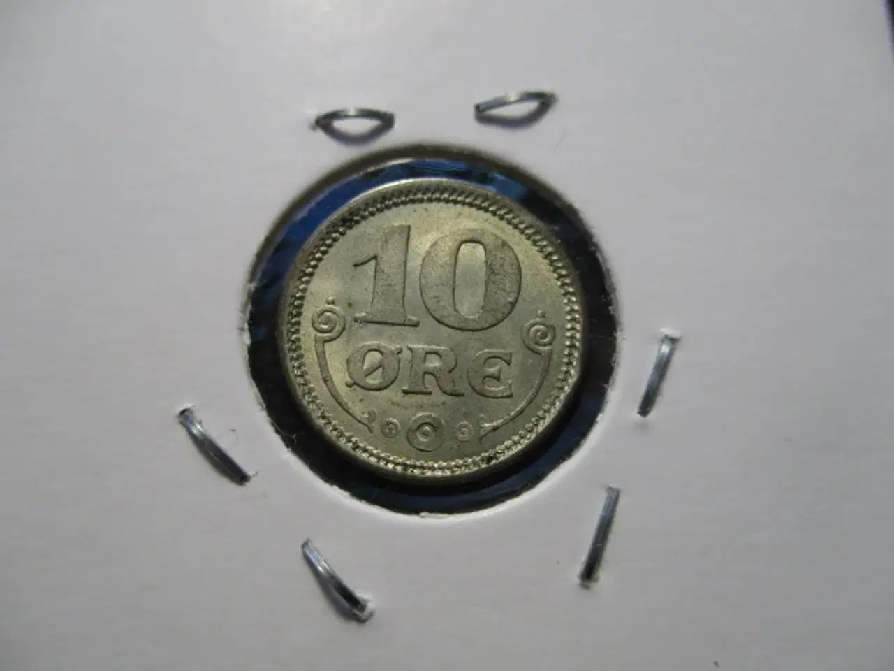 Billede 2 - 10 øre 1917 sølv unc