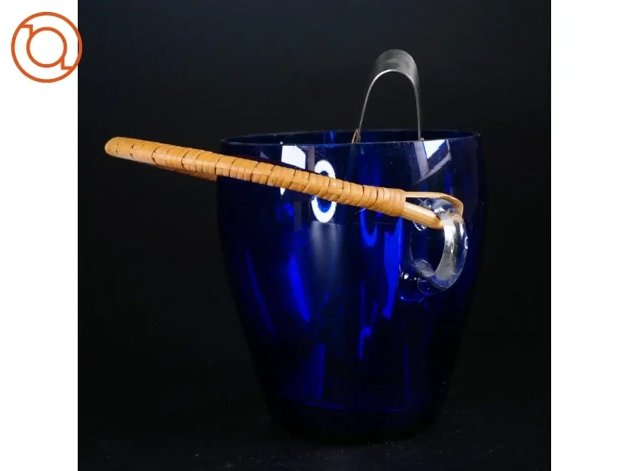 Billede 2 - Retro Isterningespand med tang og låg