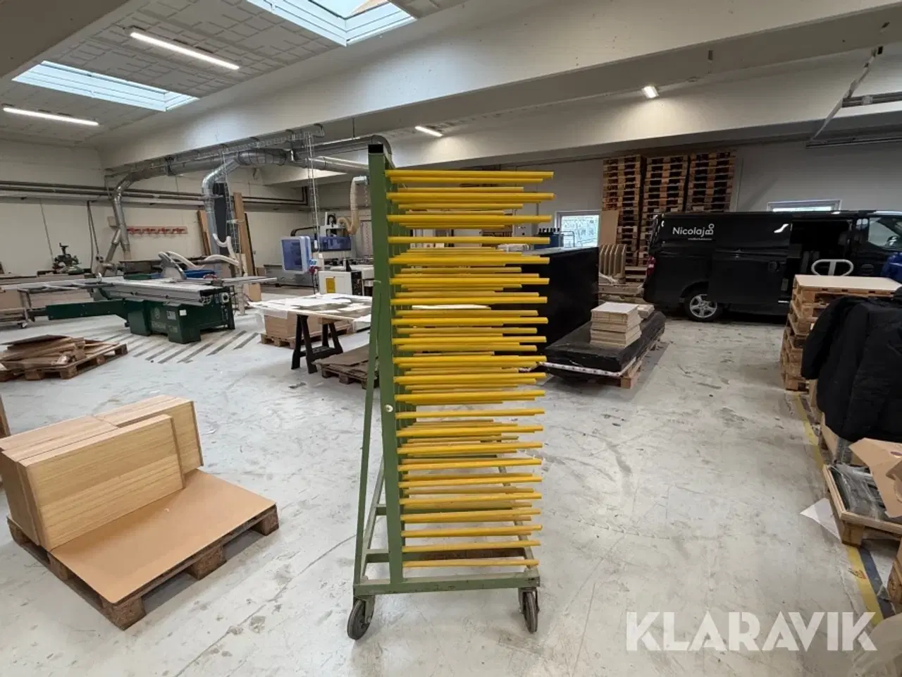 Billede 6 - Pladetørringsvogn / tørrestativ 2 styk.