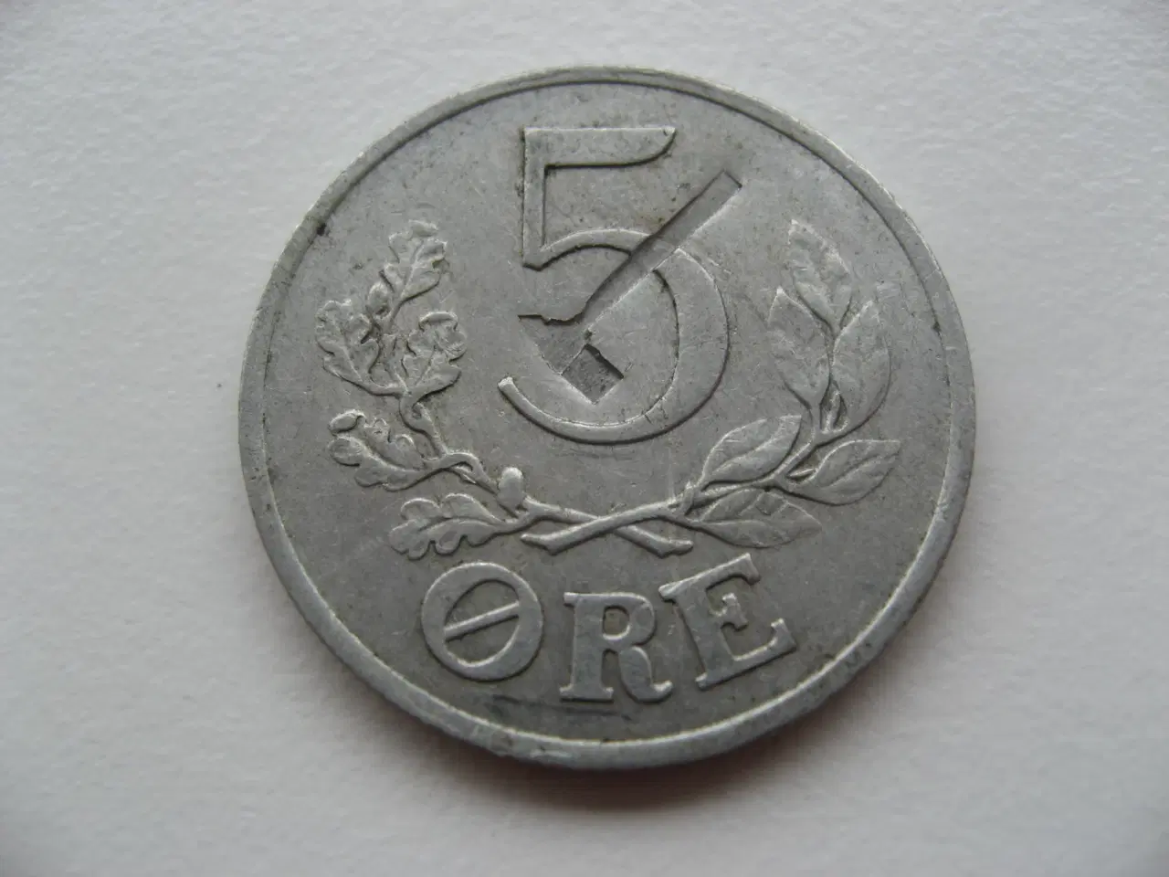 Billede 1 - Flot Hammer og Segl 5 øre 1941 Alu