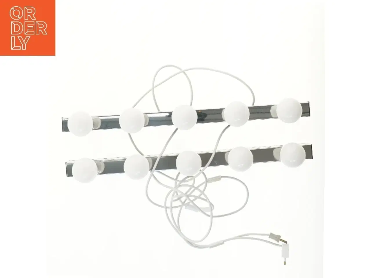 Billede 2 - Lysskinner med pærer (str. 2 stk 60 cm)