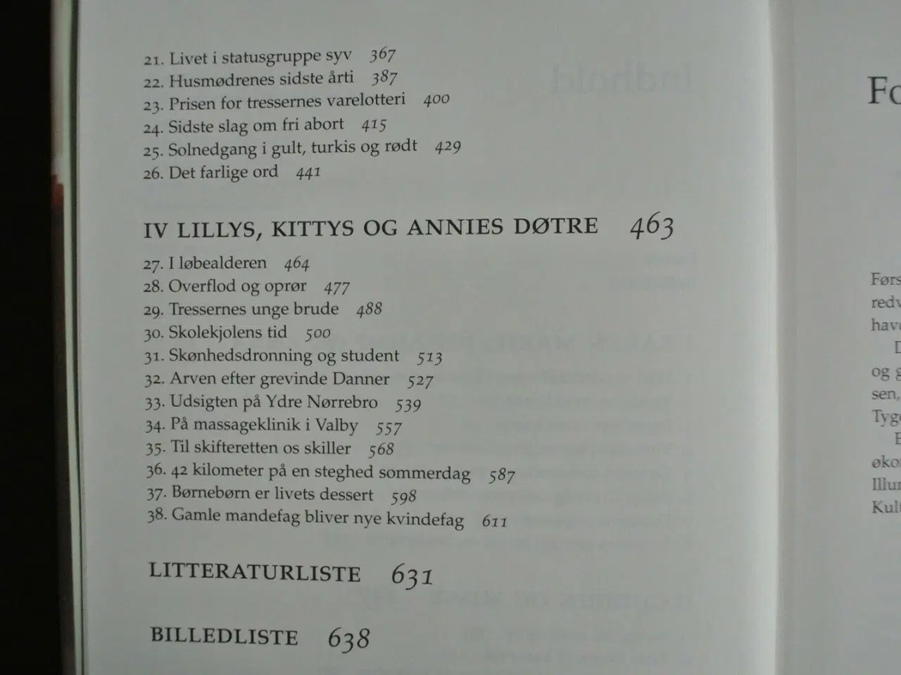 Billede 3 - lillys danmarkshistorie - kvindeliv i fire generat