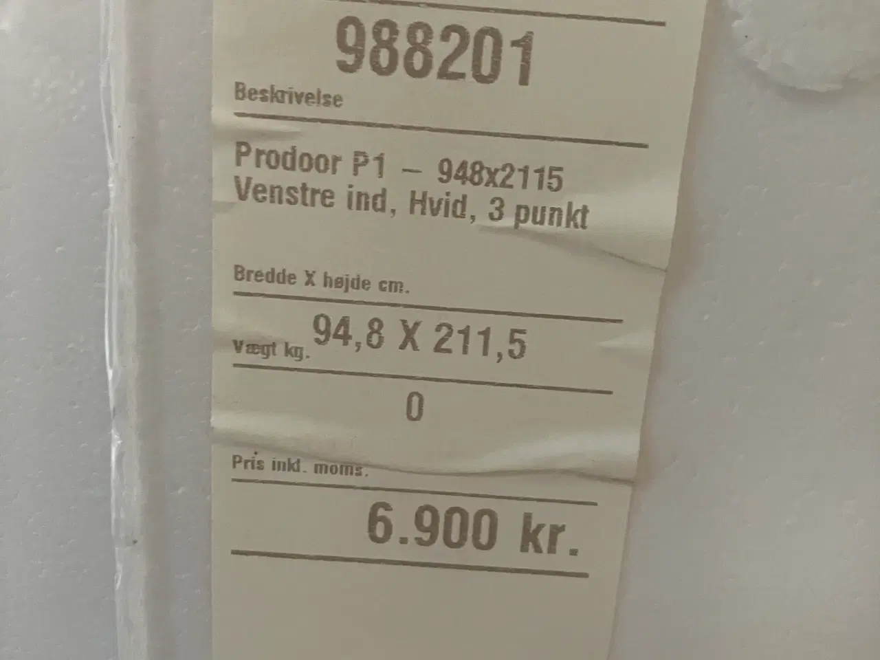 Billede 2 - Swedoor Yderdør 