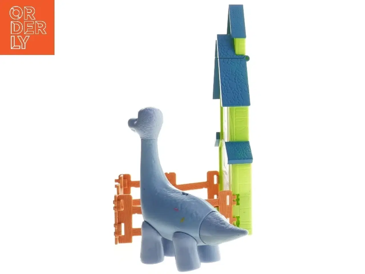 Billede 3 - Dino Ranch Brachiosaurus/langhals med hus og indhegning