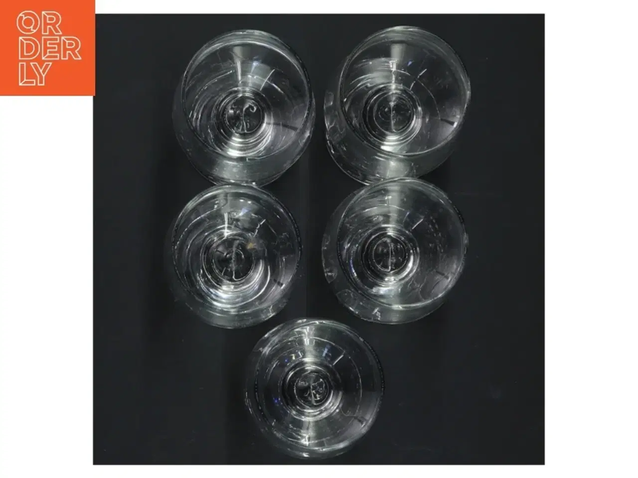 Billede 2 - 5 glas (str. H 9 cm. ø. 4,5 cm)