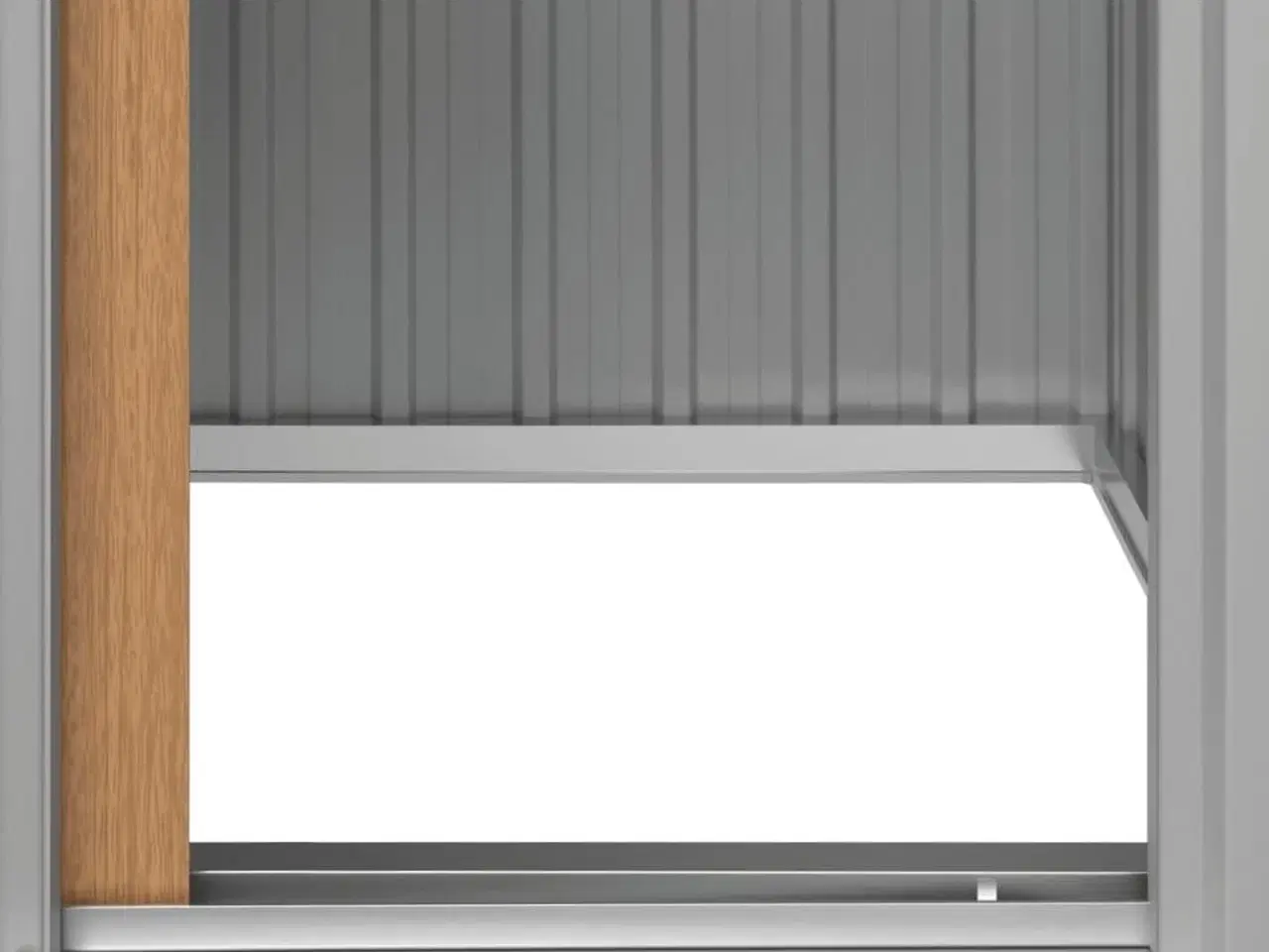 Billede 7 - Haveskur brun 126x97,5x177 cm galvaniseret stål