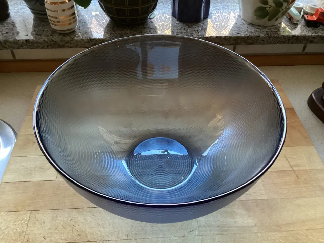 Billede 3 - Holmegård Bordskåle Stor, Mellem, lille (lysblå)