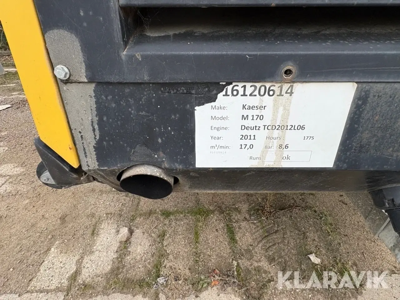 Billede 6 - Mobil kompressor Kaeser Mobilair M 170