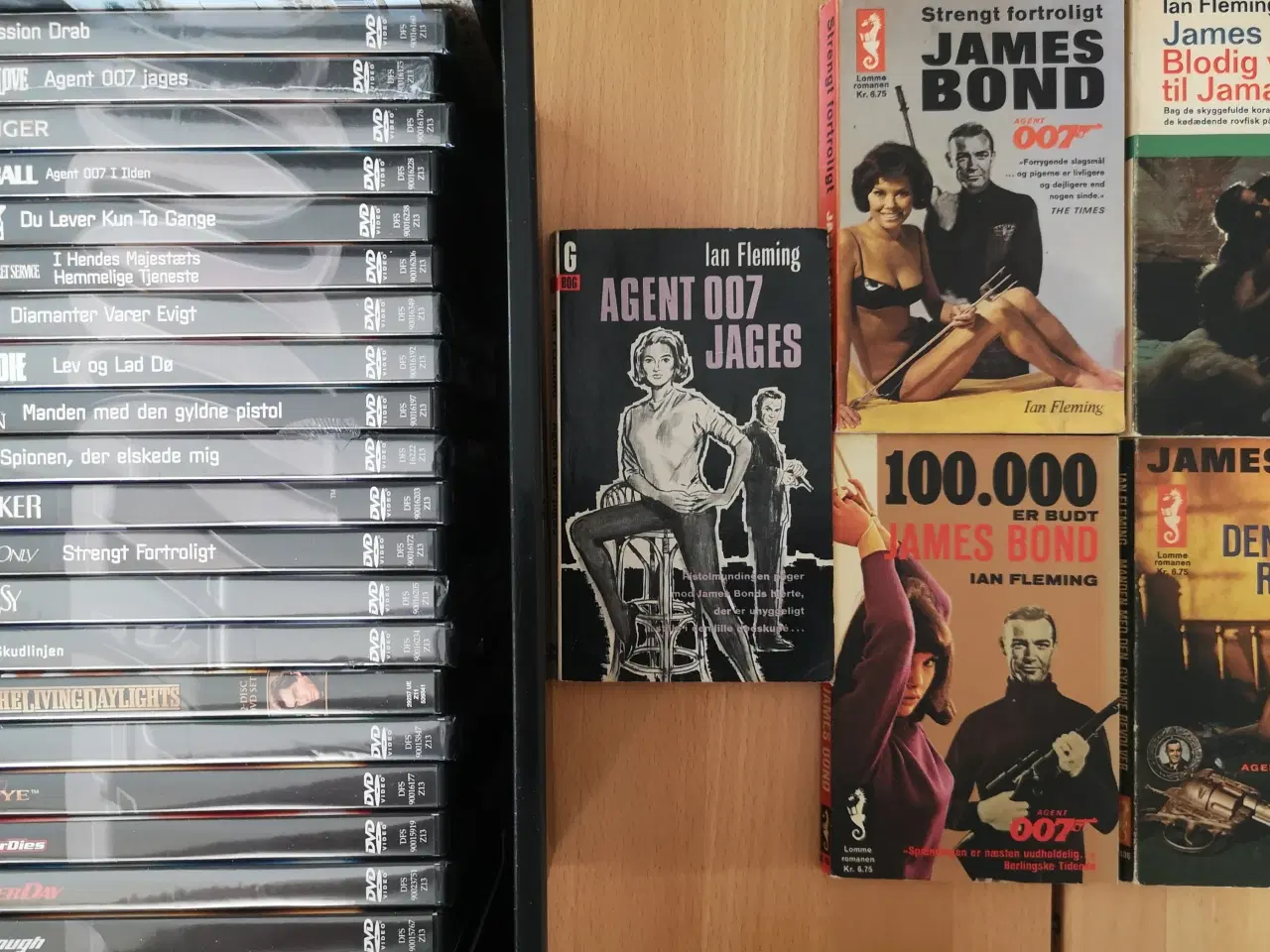 Billede 1 - James Bond 22 dvd + 5 originale romaner
