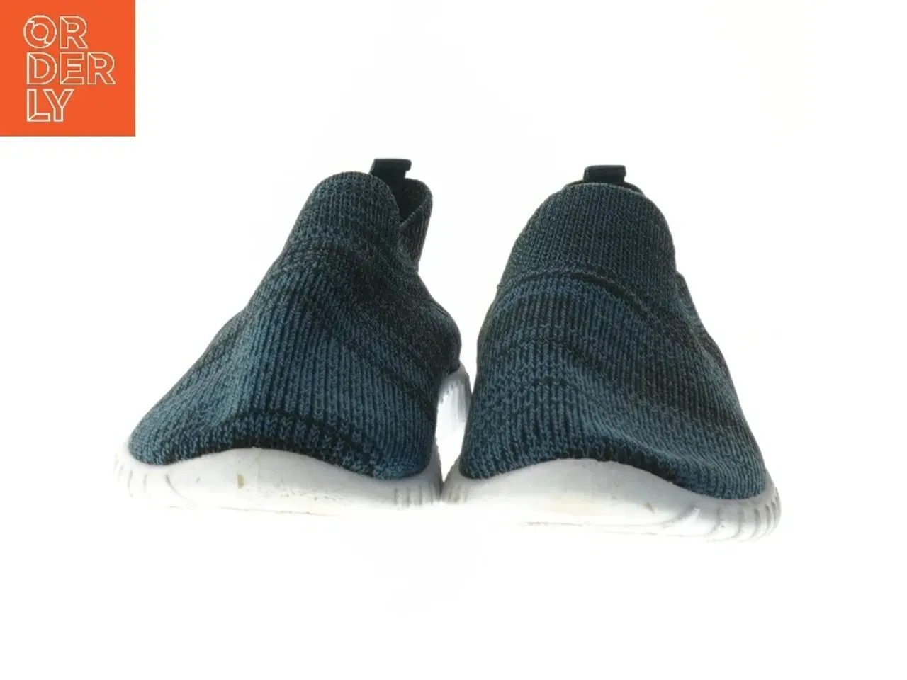 Billede 3 - Blå sneakers i strik fra Elefanten (str. 35 )