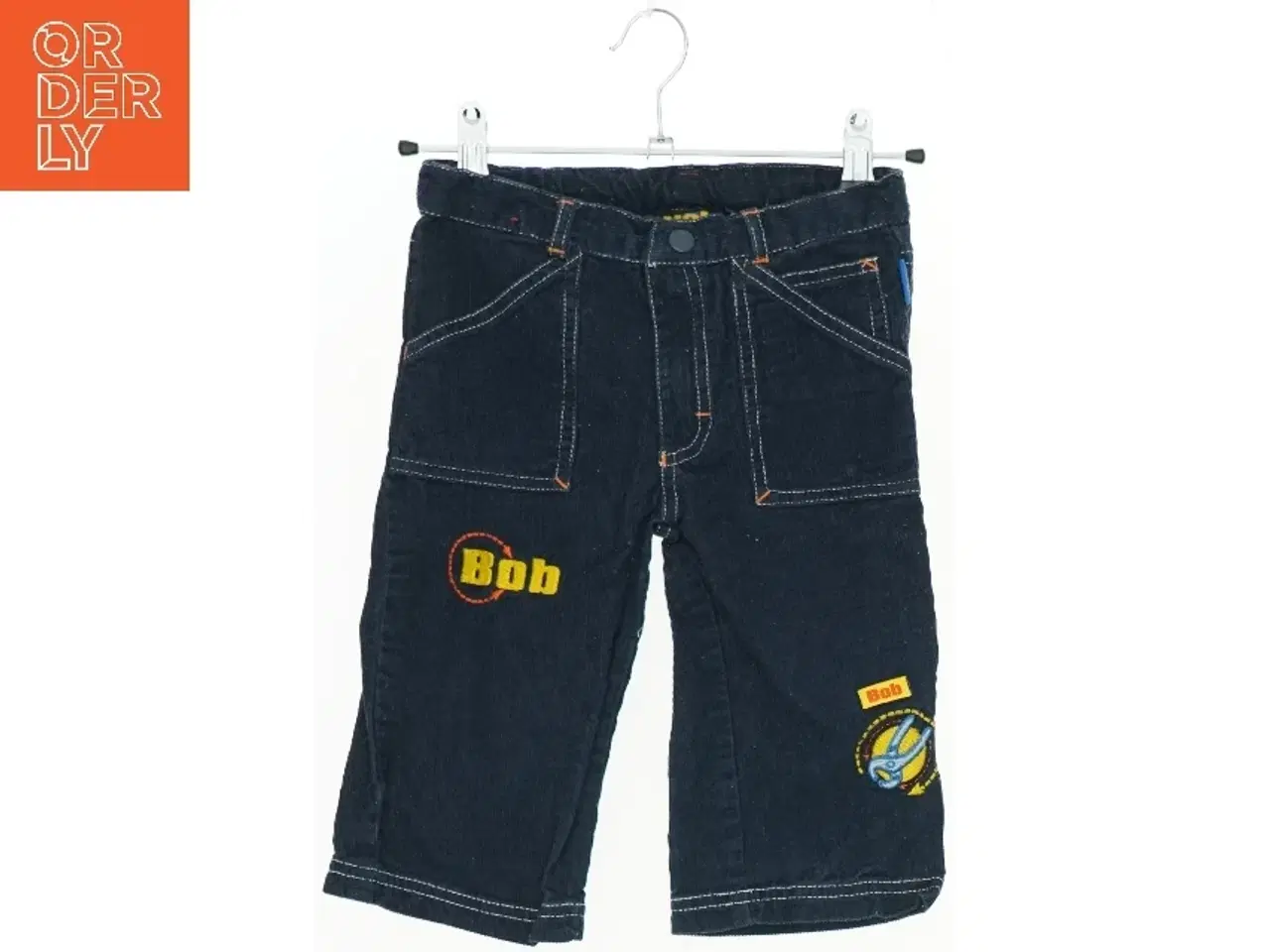 Billede 1 - Fløjsbukser med motiv (str. 80)