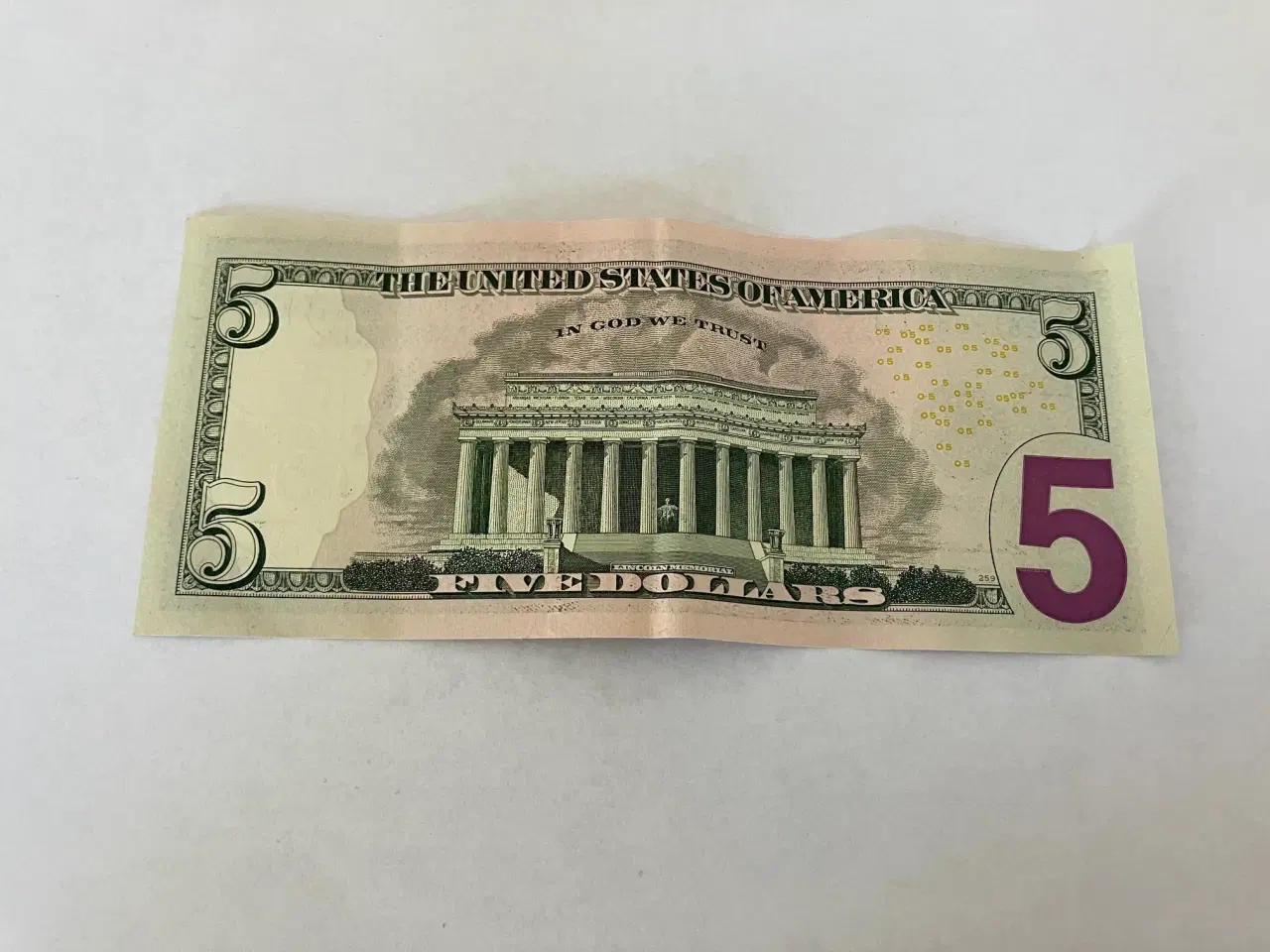 Billede 2 - Five Dollars USA 2013