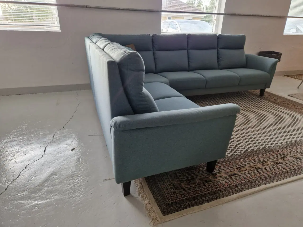 Billede 2 - Sofa, Hjørnesofa Grønlig