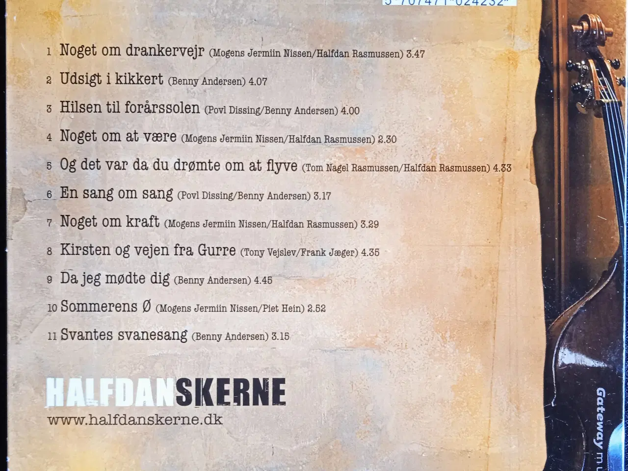 Billede 2 - Halfdanskerne - Sange og kærlighed