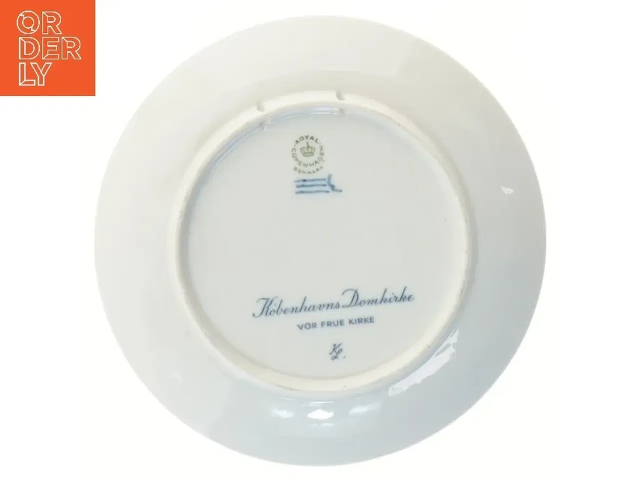 Billede 3 - Københavns Domkirke porcelænstallerken fra Royal Copenhagen (str. Ø 18,5 cm)