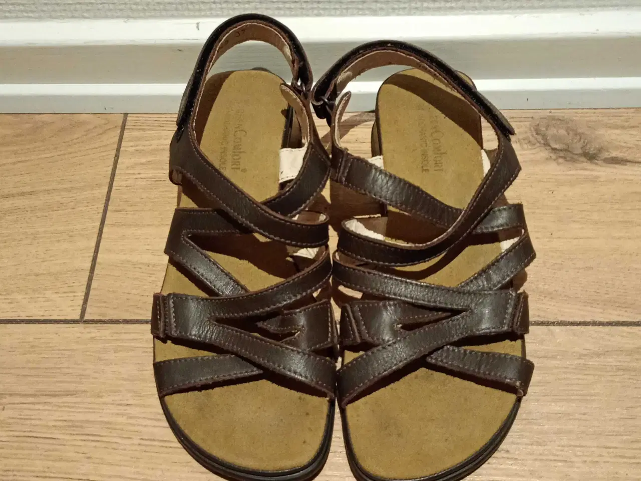 Billede 1 - Fine damesandaler med Velcro, GREEN COMFORT, str. 