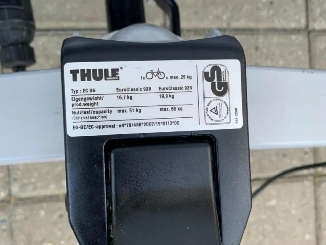 Billede 6 - Thule EuroClassic 929 cykelholder til 3 cykler 