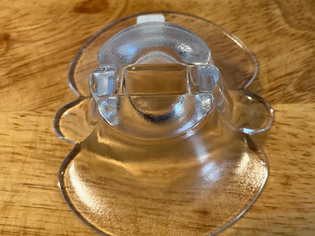 Billede 1 - Holmegaard Glasfad og Æggebæger