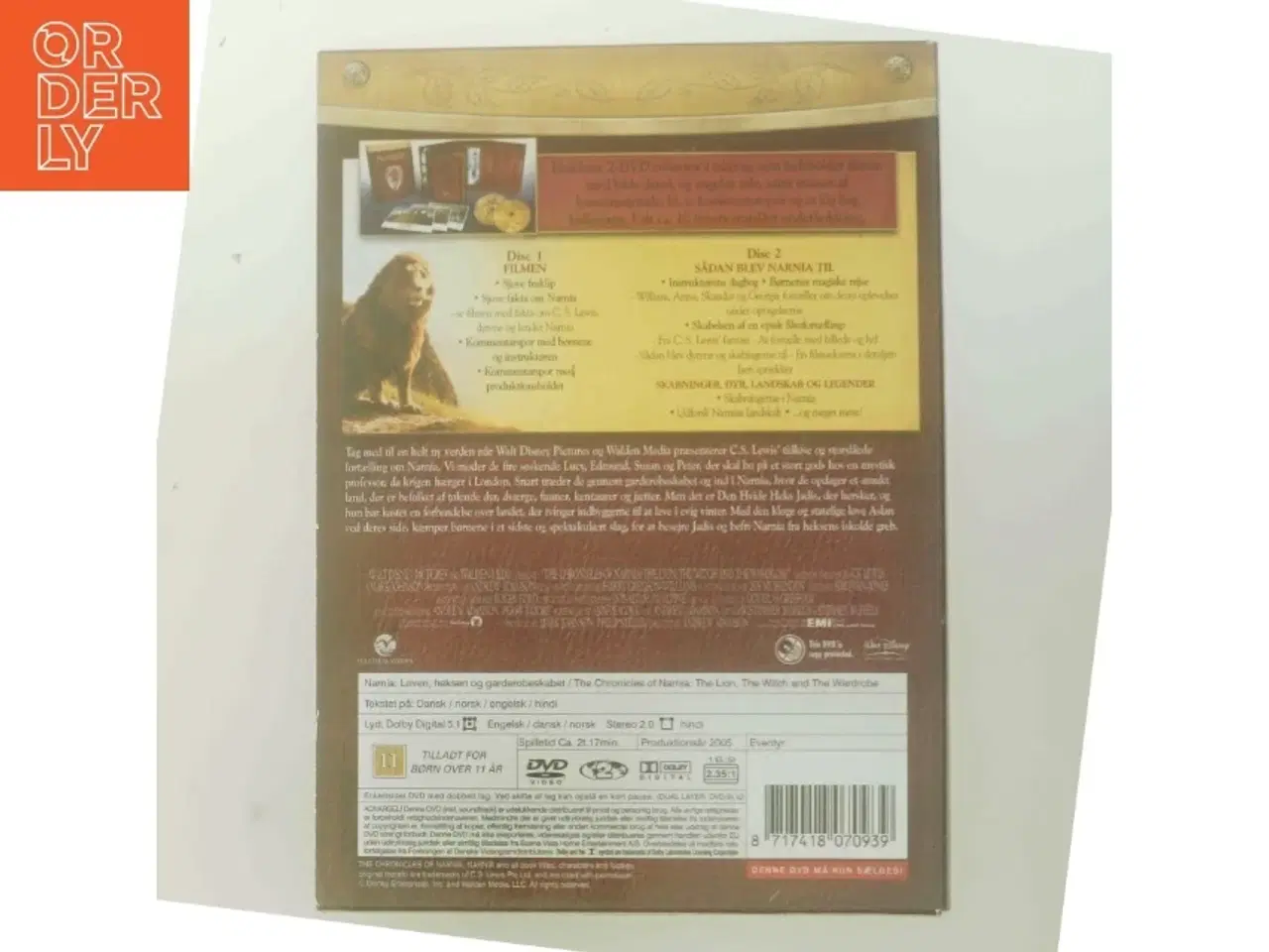 Billede 3 - The Chronicles of Narnia - the Lion, the Witch &amp; the Wardrobe (Narnia - Løven, Heksen og Garderobeskabet (2005)) med Georgie Henley (DVD)