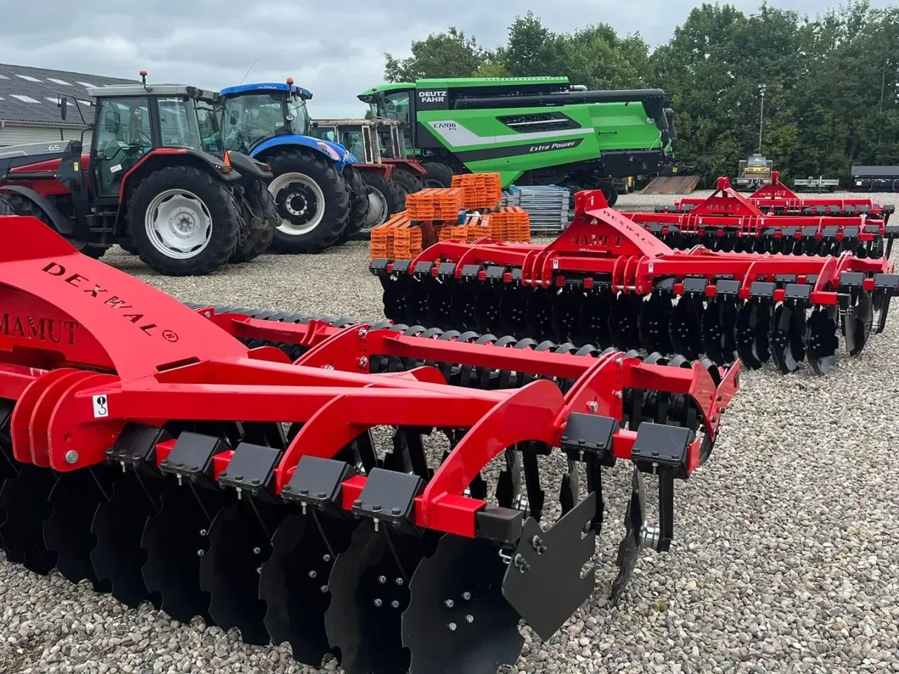 Billede 8 - Dexwal Mamut 4 m Med v-rings pakker og 560mm tallerkner