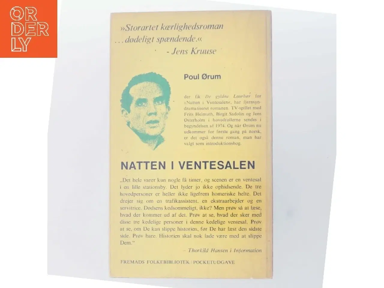 Billede 3 - Natten i Ventesalen af Poul Ørum (Bog)