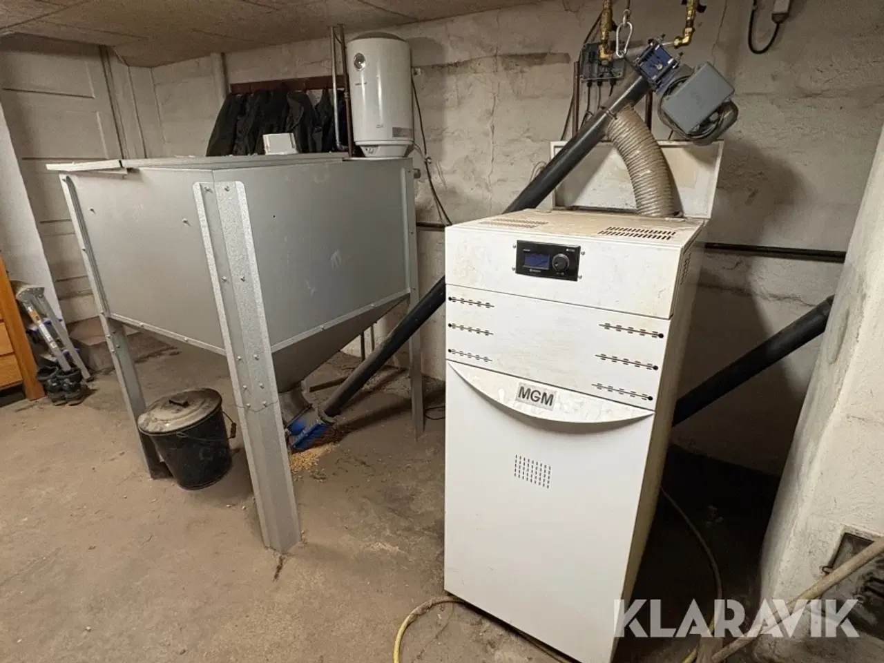 Billede 1 - Pillefyr med snegl og magasin. MGM Lidya compact 25