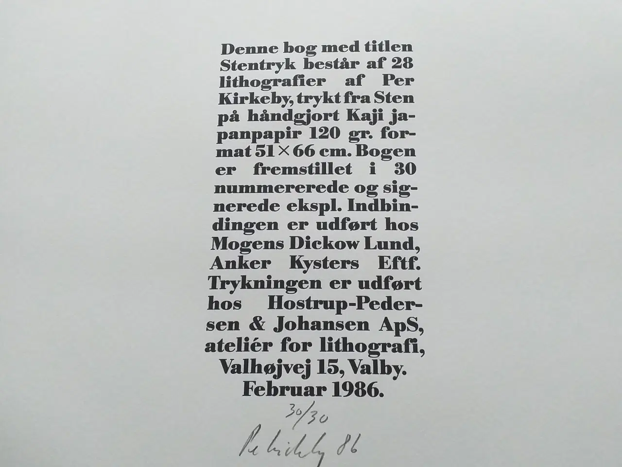 Billede 3 - Per Kirkeby Bog med 28 stentryk
