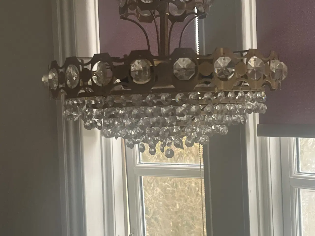 Billede 1 - Krystal Ligne Bordlampe. 