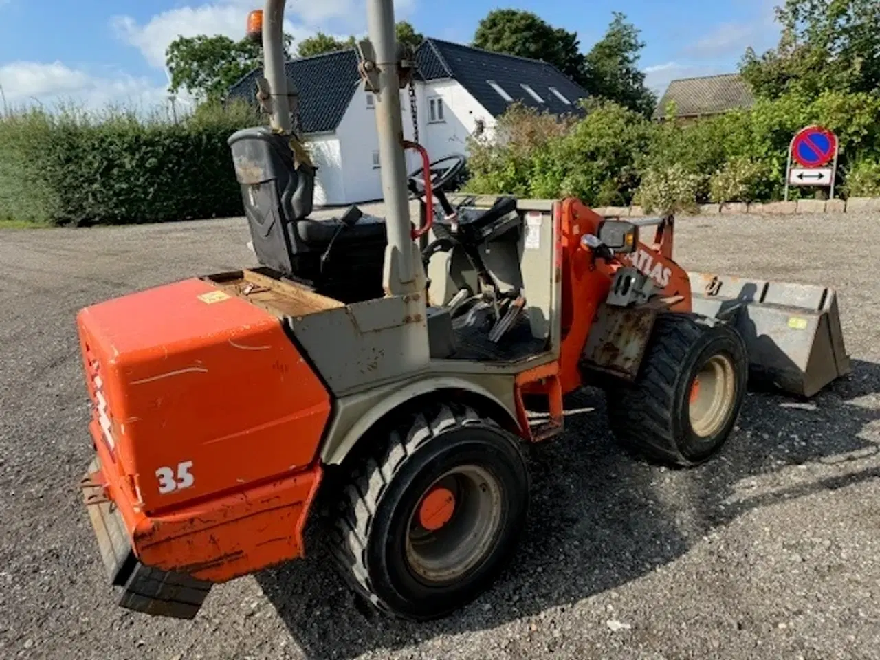 Billede 4 - Atlas AR35 SKOVL, GAFLER HYD SKIFT, BREDE HJUL