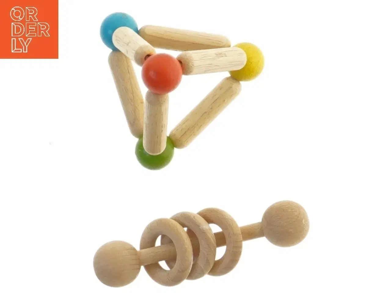 Billede 2 - Trælege legetøj til børn fra PlanToys (str. 14 og 10x10x10 cm)