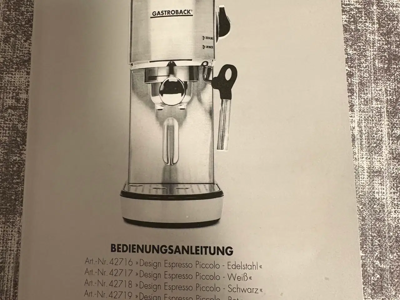 Billede 4 - Gastroback Espresso maskine sælges