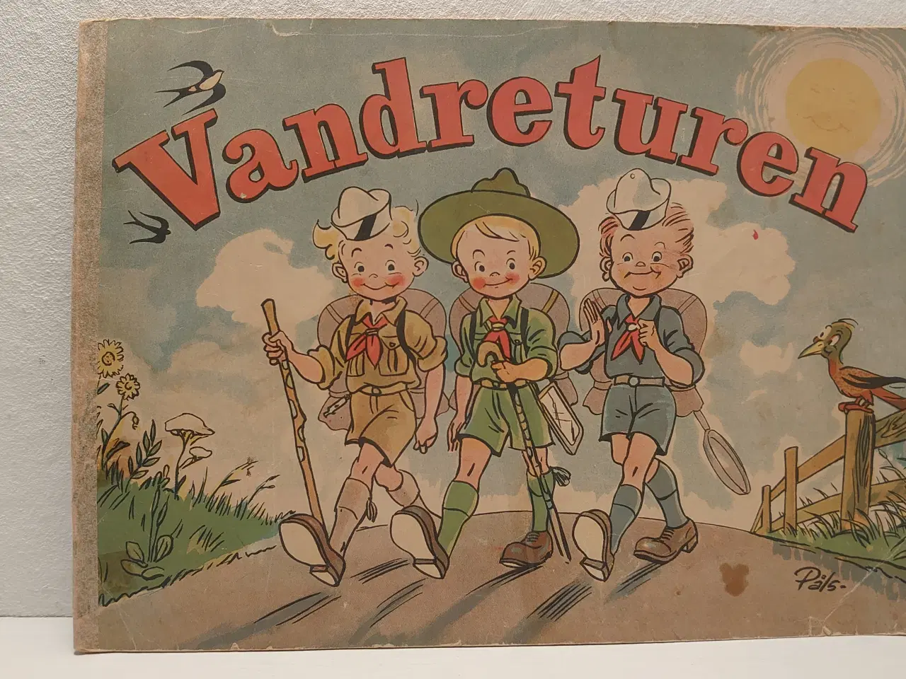 Billede 1 - Aage Hermann:Vandreturen.ill.Pålsson. Før 1948.