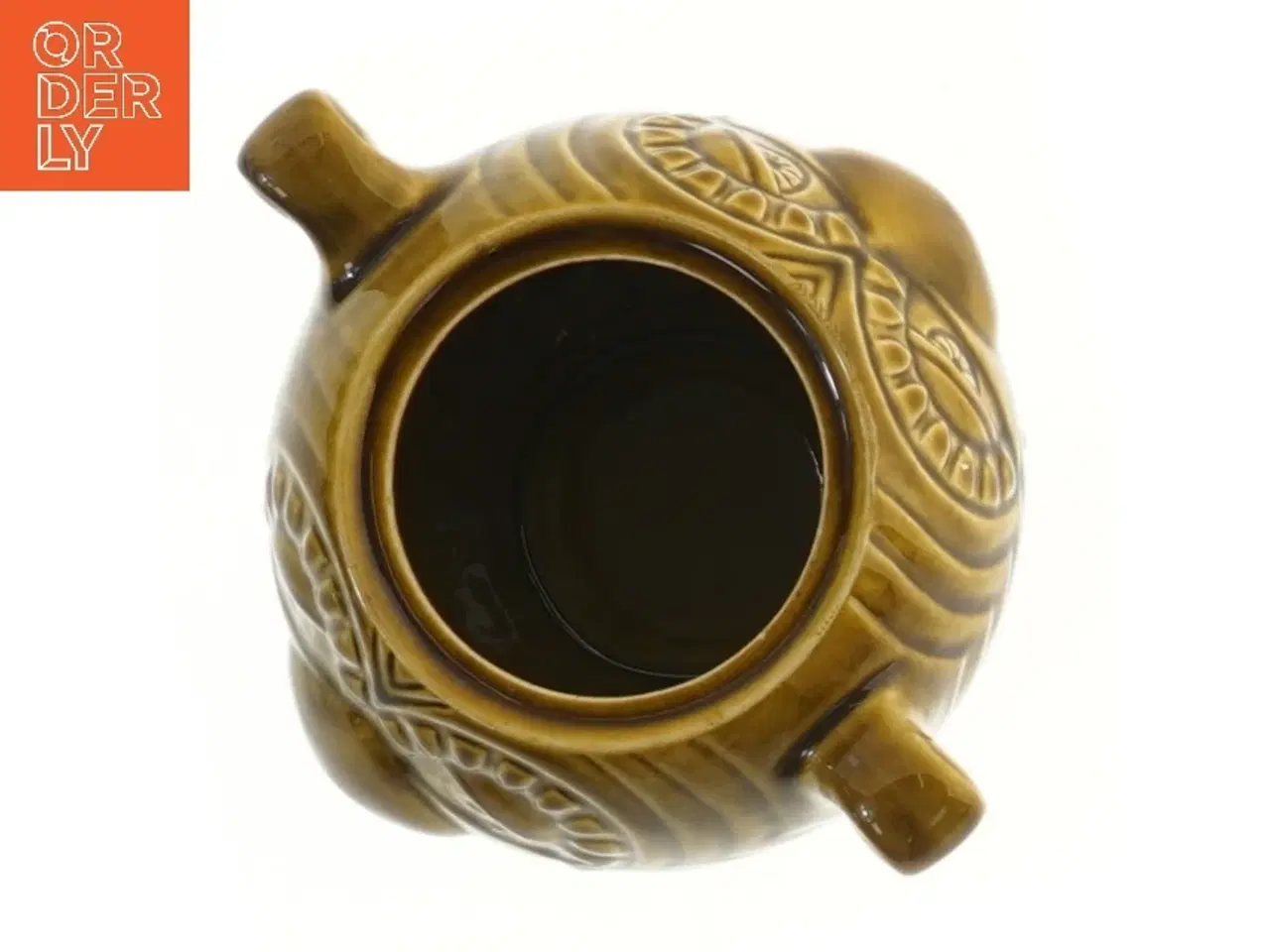 Billede 3 - Keramisk krukke med låg (str. 14x17 cm)