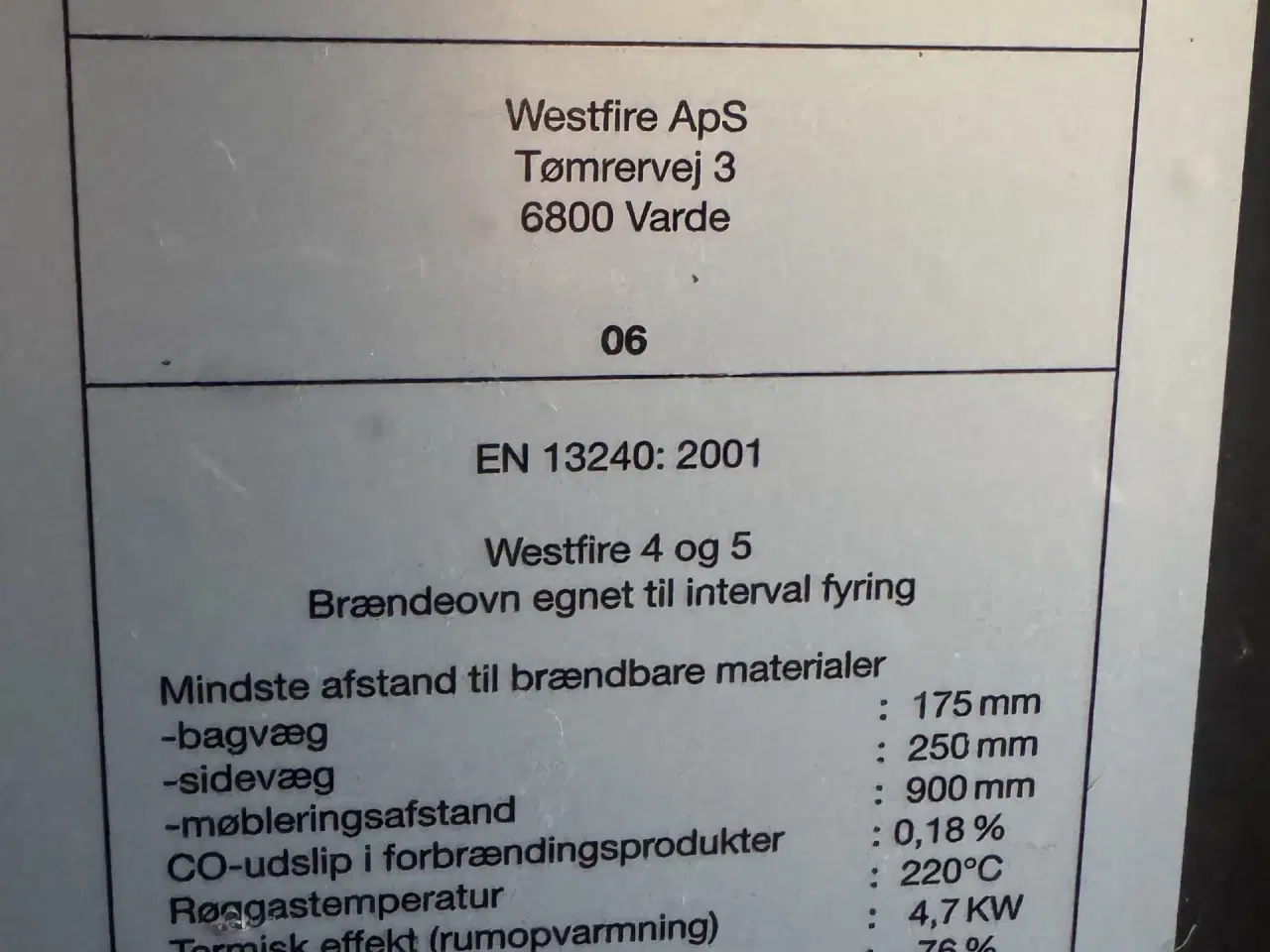 Billede 2 - Brændeovn incl. skorsten