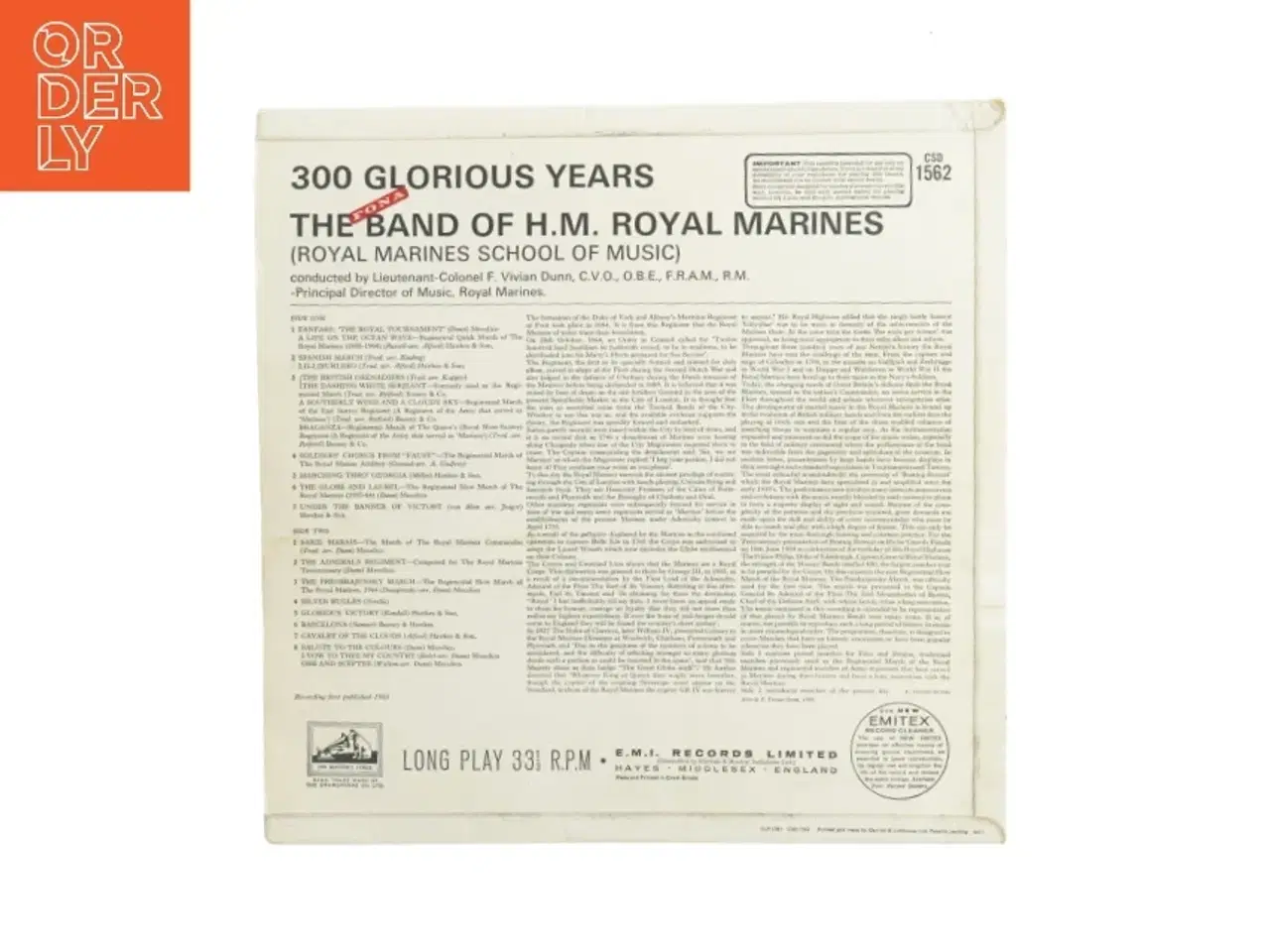Billede 2 - 300 Glorious Years Vinylplade