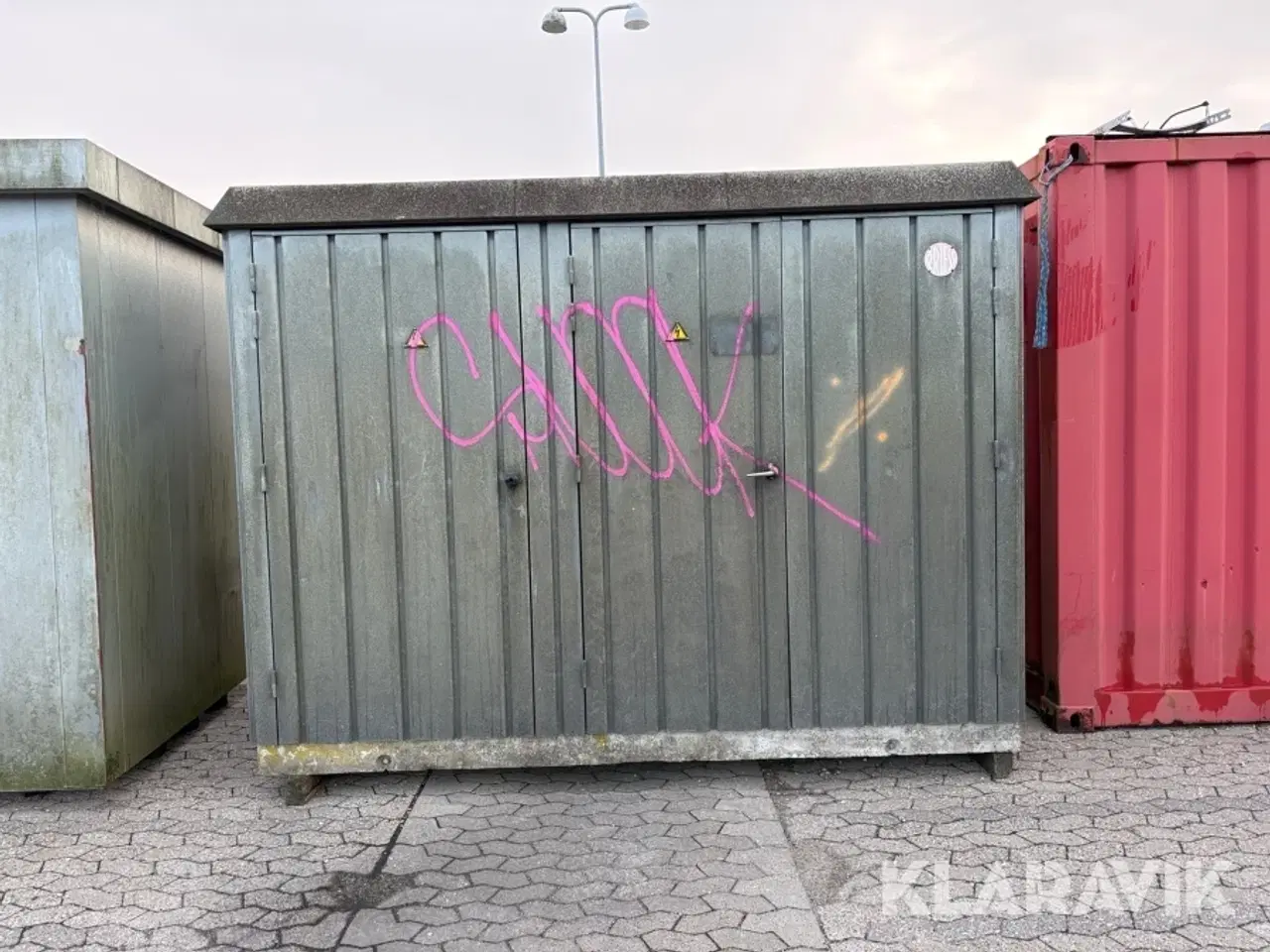 Billede 5 - Opbevaringsskur Priess , med ABB el-skab